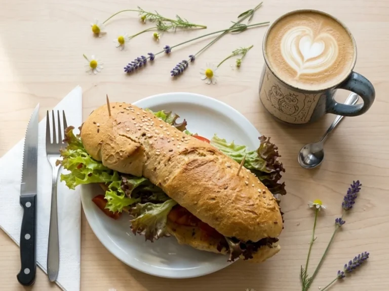 Seele warme, variabel belegte & überbackene schwäbische Seele, Café im Hirsch, Tübingen
